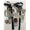 Image 1 : Mixed lot of eight pre-owned fashion wristwatches from a variety of brands and styles.
