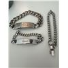 Image 1 : Vintage Speidel U.S.A. ID Necklace & Personalized Avon ID Bracelets – 3-Piece Men’