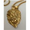 Image 2 : Lot of 3 Gold-Tone Fashion Accessories – Saigela Watch, Bracelet & Lion Pendant Necklace