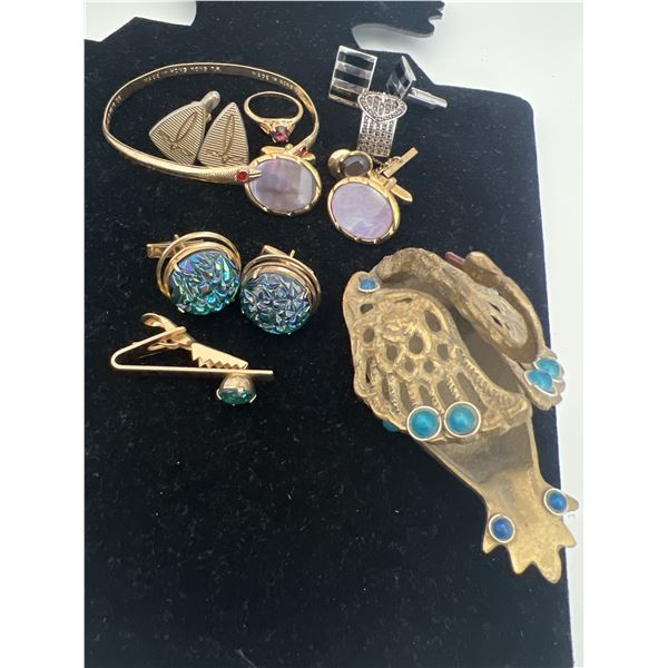 Mixed Vintage Costume Jewelry & Men’s Accessories Lot