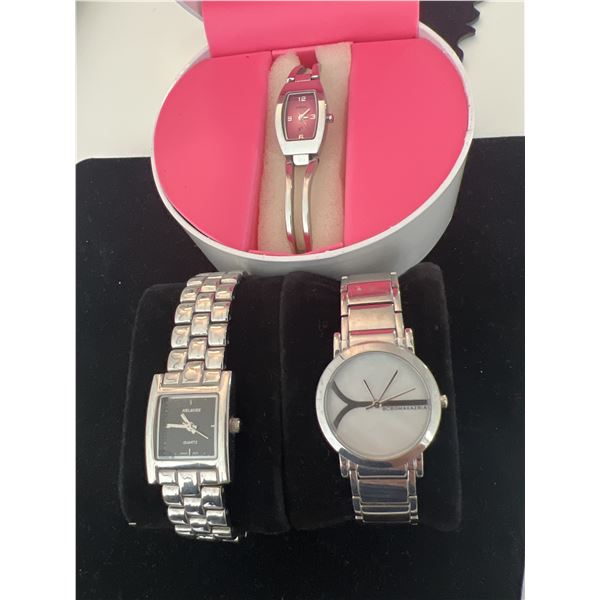 Lot of 3 Women’s Quartz Watches – Fossil, Max Zara & Melba’s