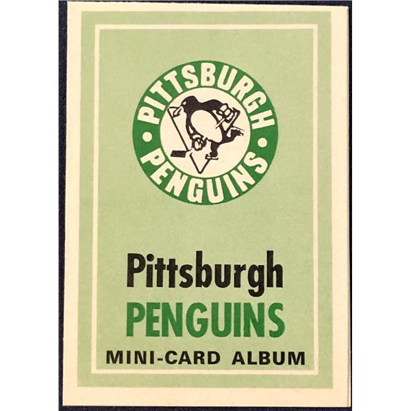 1969-70 O-PEE-CHEE NHL MINI CARD ALBUM - PITTSBURGH PENGUINS