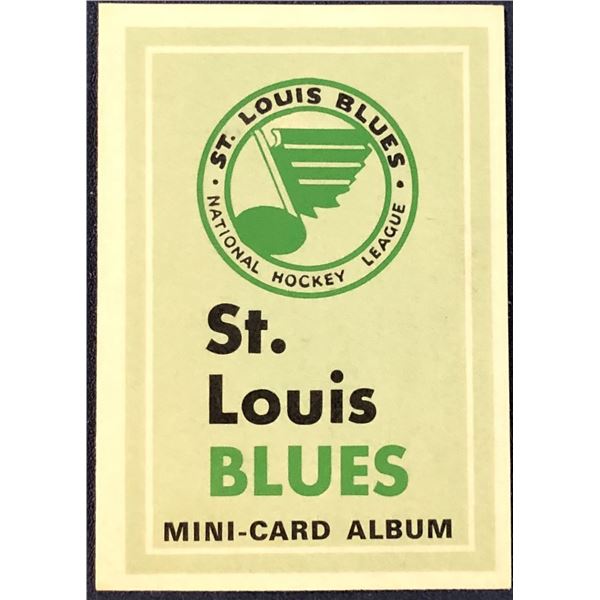 1969-70 O-PEE-CHEE NHL MINI CARD ALBUM - ST. LOUIS BLUES
