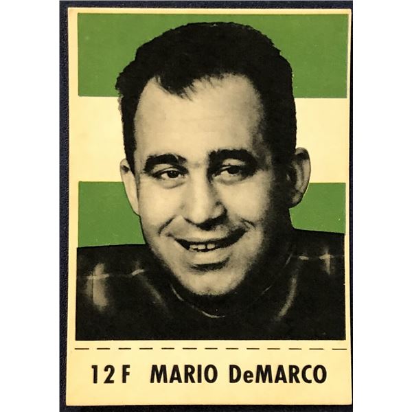 1956 SHREDDED WHEAT CFL FOOTBALL MARIO DeMARCO