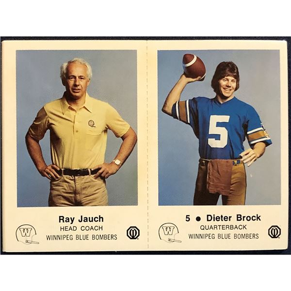 1982 WINNIPEG BLUE BOMBERS (CFL) POLICE SET