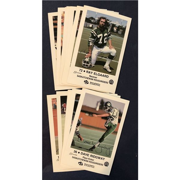 1983 SASKATCHEWAN ROUGHRIDERS POLICE SET