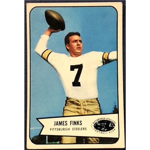 1954 BOWMAN NFL FOOTBALL JAMES FINKS (HOF)