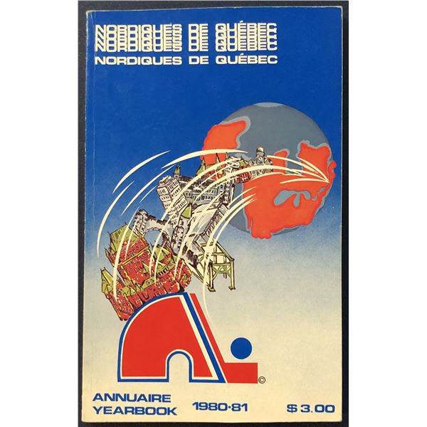 1980-81 QUEBEC NORDIQUES MEDIA GUIDE