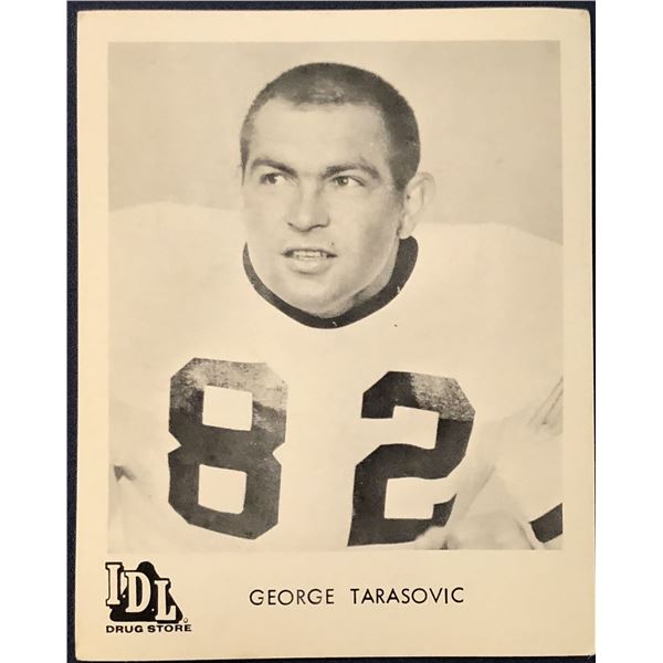 1963 IDL DRUG STORES PITTSBURGH STEELERS - GEORGE TARASOVIC