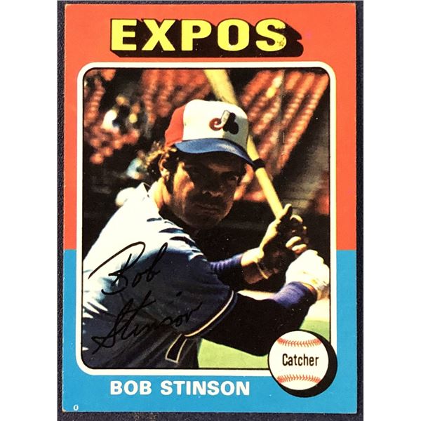 1975 TOPPS BOB STINSON