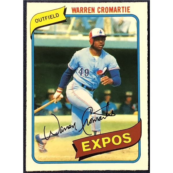 1980 O-PEE-CHEE WARREN CROMARTIE