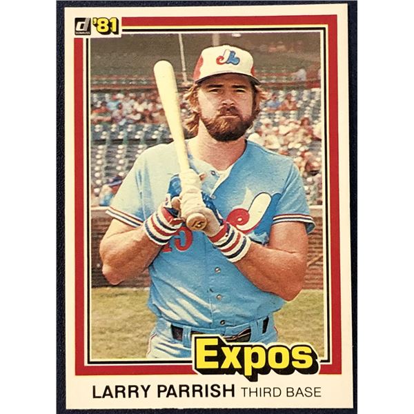 1981 DONRUSS LARRY PARRISH