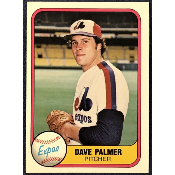 1981 FLEER DAVE PALMER