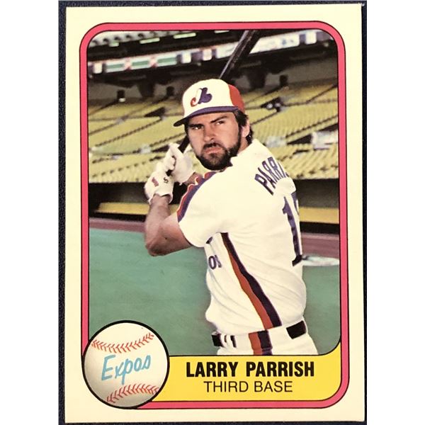 1981 FLEER LARRY PARRISH
