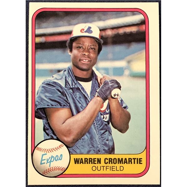 1981 FLEER WARREN CROMARTIE