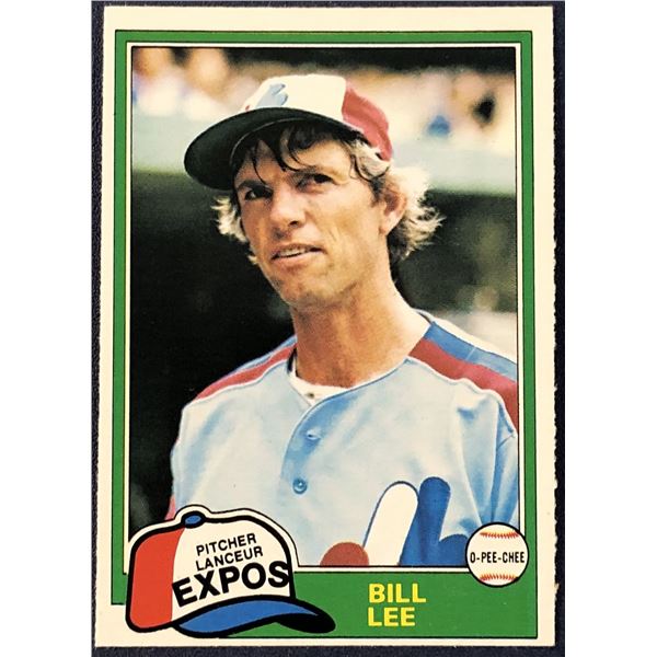 1981 O-PEE-CHEE GREYBACK BILL LEE