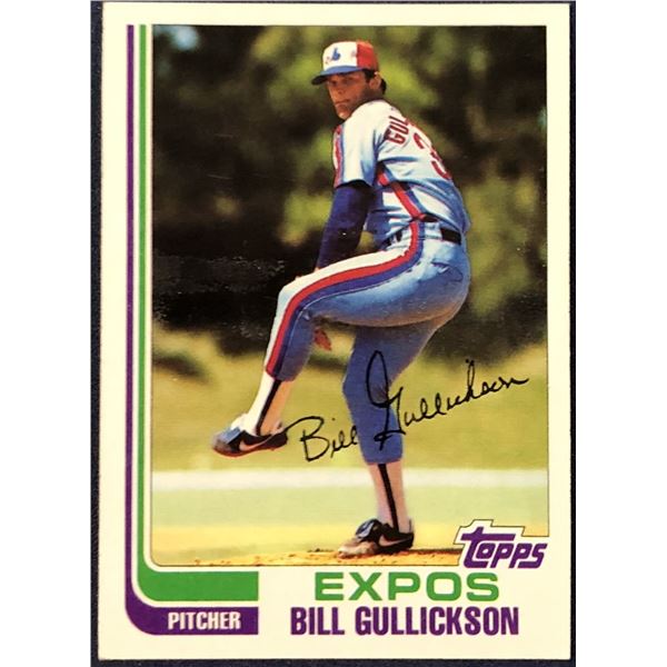 1982 TOPPS BILL GULLICKSON
