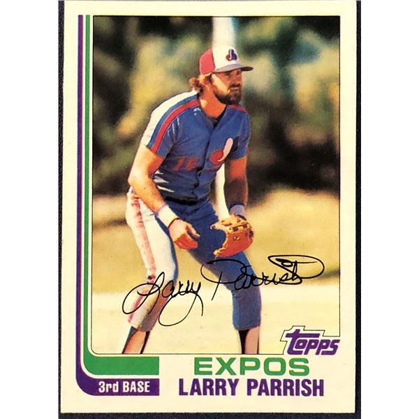 1982 TOPPS LARRY PARRISH