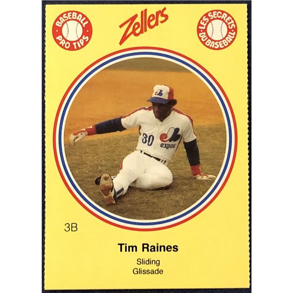 1982 ZELLERS TIM RAINES (HOF)