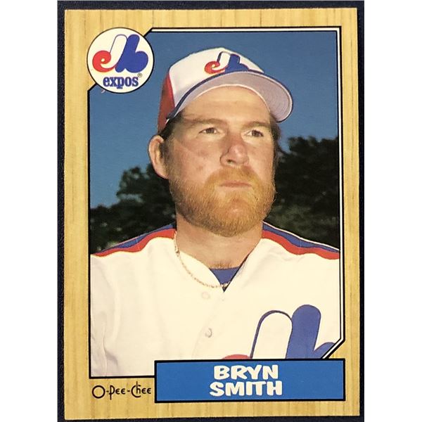 1987 O-PEE-CHEE BRYN SMITH