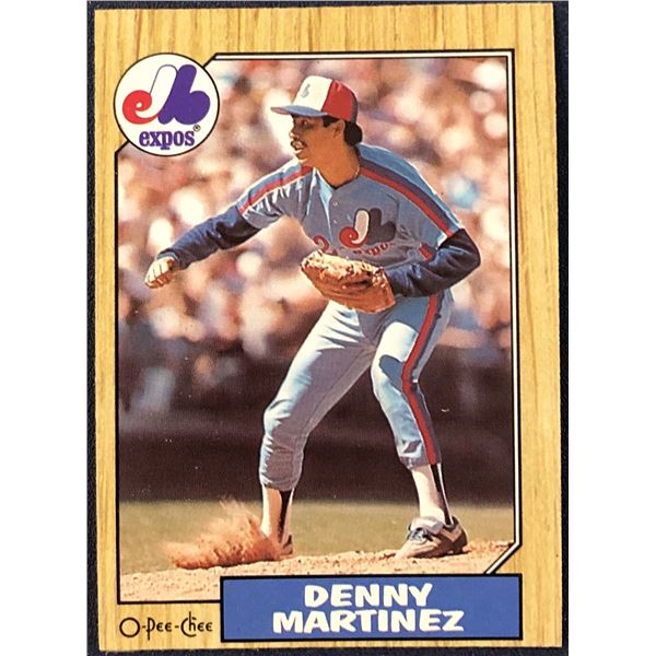 1987 O-PEE-CHEE DENNIS MARTINEZ