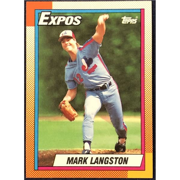 1990 TOPPS MARK LANGSTON