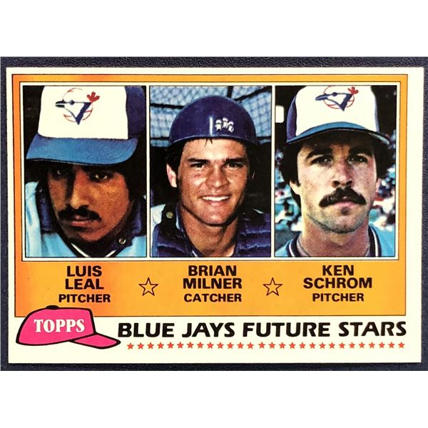 1981 TOPPS LUIS LEAL ROOKIE CARD