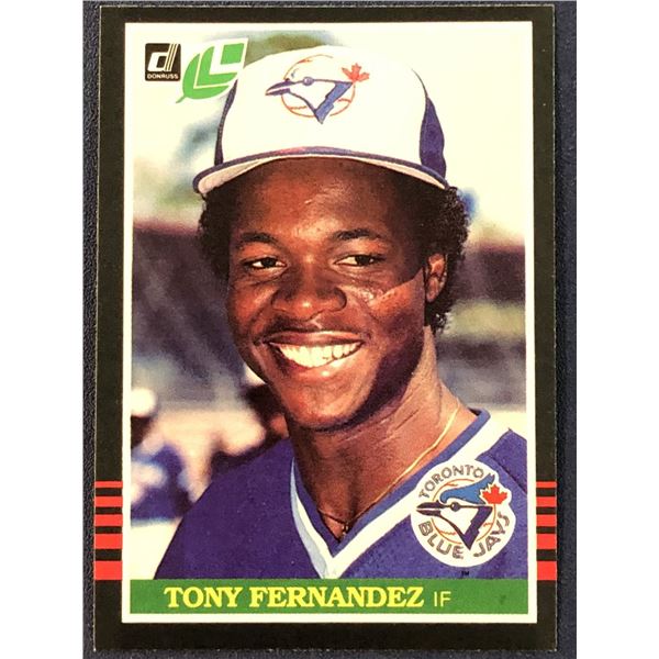 1985 LEAF TONY FERNANDEZ ROOKIE CARD