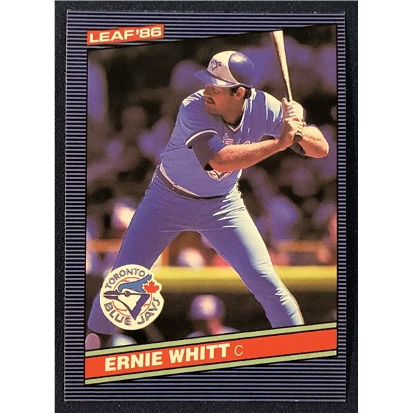 1986 LEAF ERNIE WHITT