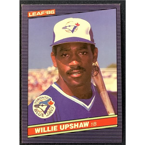 1986 LEAF WILLIE UPSHAW