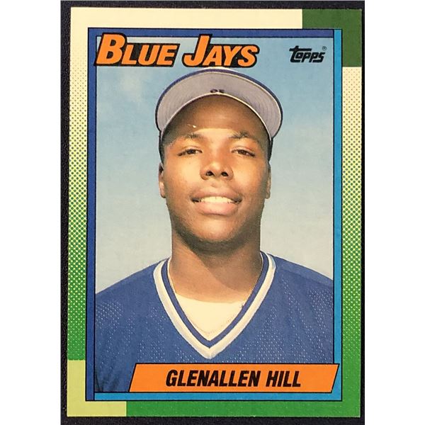 1990 TOPPS GLENALLEN HILL ROOKIE CARD