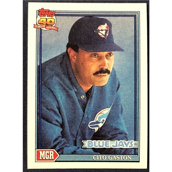1991 TOPPS CITO GASTON