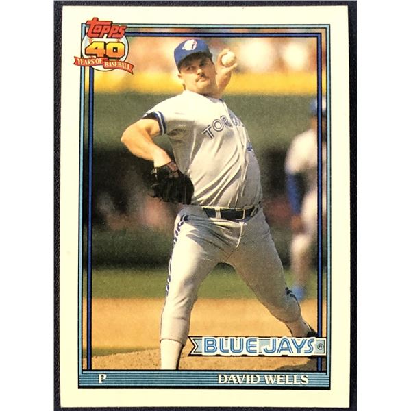 1991 TOPPS DAVID WELLS