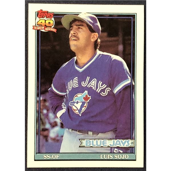 1991 TOPPS LUIS SOJO ROOKIE CARD