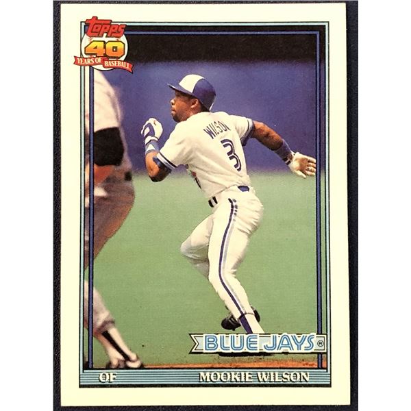 1991 TOPPS MOOKIE WILSON