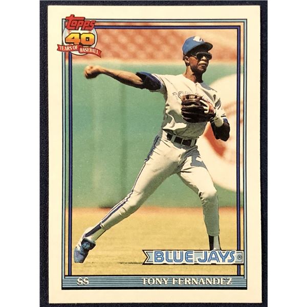 1991 TOPPS TONY FERNANDEZ