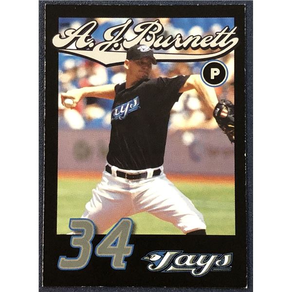 2007 BLUE JAYS PROMO A.J. BURNETT