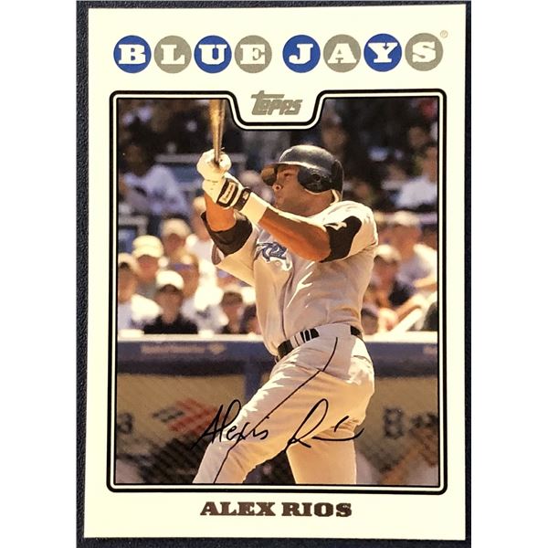 2008 TOPPS ALEX RIOS