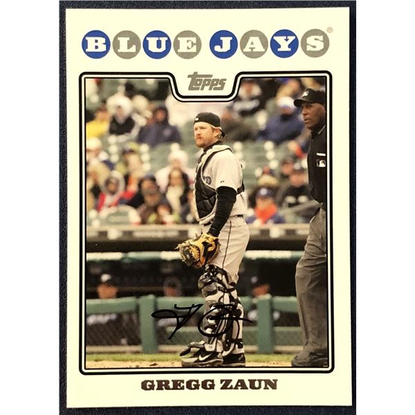 2008 TOPPS GREGG ZAUN