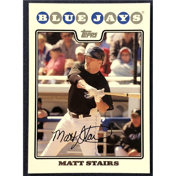 2008 TOPPS MATT STAIRS