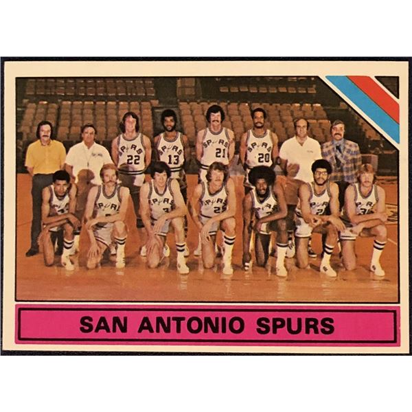 1975-76 TOPPS NBA SAN ANTONIO SPURS