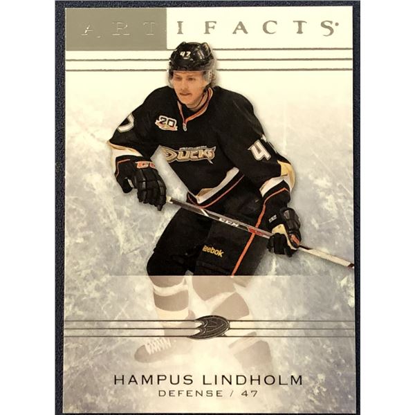 2004-05 UPPER DECK ARTIFACTS HAMPUS LINDHOLM ROOKIE CARD