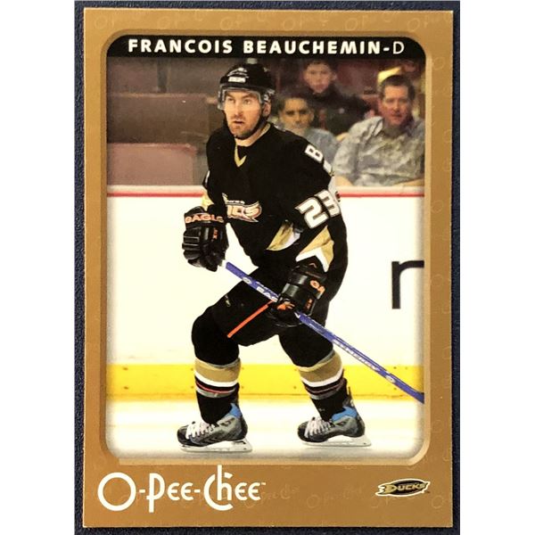 2006-07 O-PEE-CHEE FRANCOIS BEAUCHEMIN ROOKIE CARD