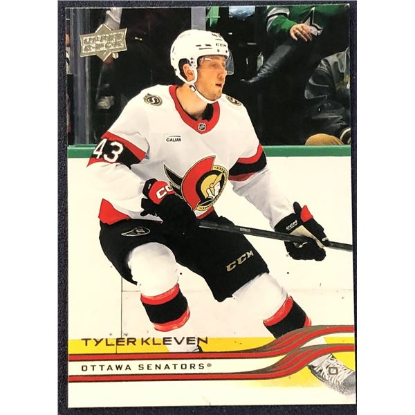 2025-26 UPPER DECK TYLER KLEVEN NHL ROOKIE CARD