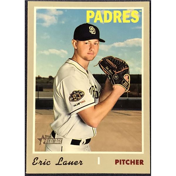 2019 TOPPS ARCHIVES ERIC LAUER ROOKIE CARD