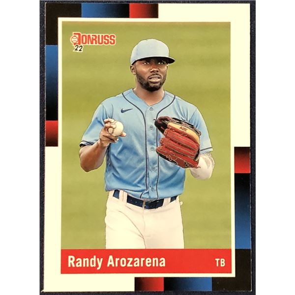 2022 DONRUSS RETRO RANDY AROZARENA ROOKIE CARD