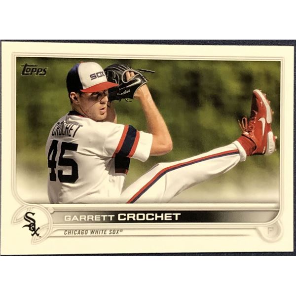 2022 TOPPS GARRETT CROCHET ROOKIE CARD