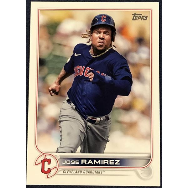 2022 TOPPS JOSE RAMIREZ