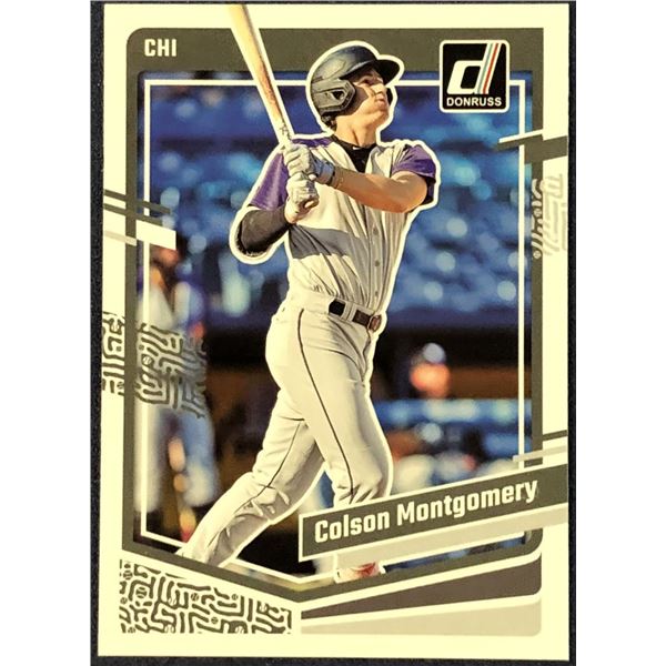 2023 DONRUSS COLSON MONTGOMERY ROOKIE CARD