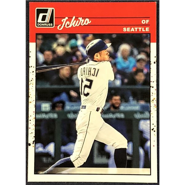2023 DONRUSS RETRO ICHIRO SUZUKI (HOF) ERROR CARD